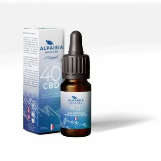 huile de cbd full spectrum alpaisia 40% spectre complet - cannabidiol 4000mg