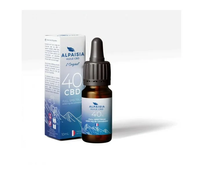 huile de cbd full spectrum alpaisia 40% spectre complet - cannabidiol 4000mg